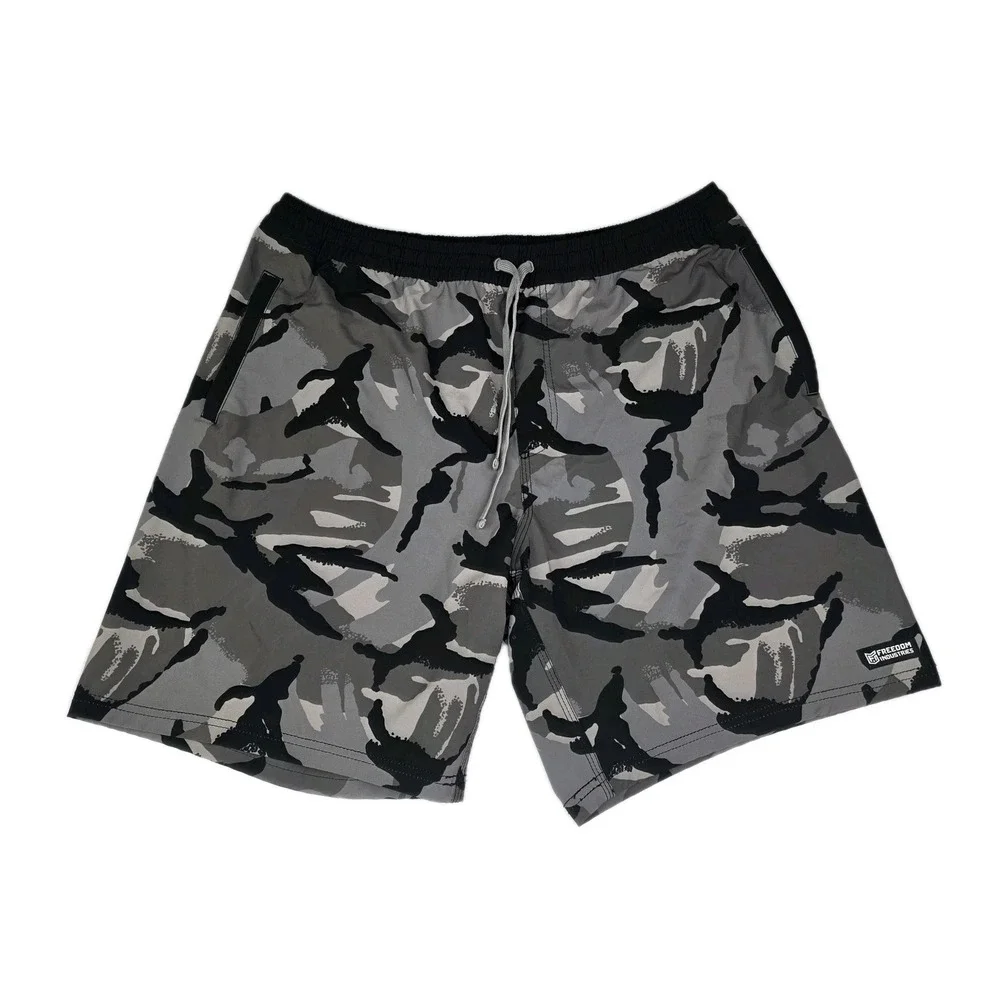 Freedom Industries Adapt Hybrid Shorts Mens‎ 2XL Camo Swim Trunks Boardshorts